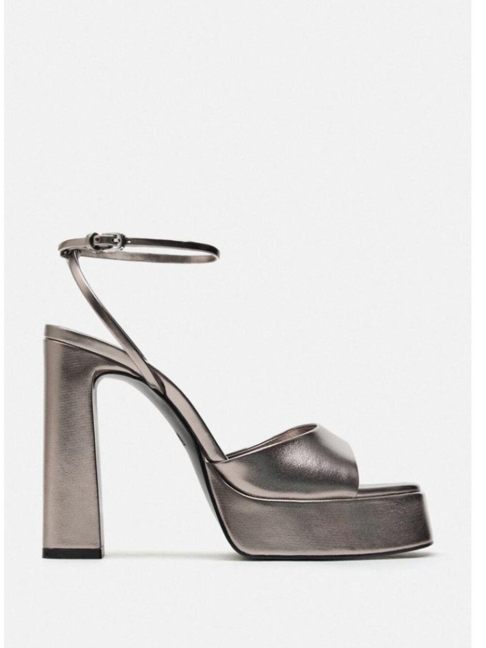 Metallic Zara Platform Sandals